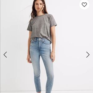 Madewell 11” high rise skinny crop